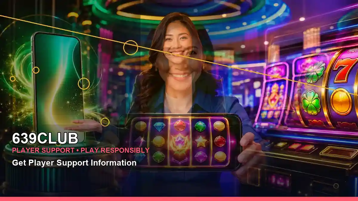 639CLUB gold-themed lucky wheel slot scene designed for Philippine players